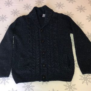 Boys chunky knit cardigan